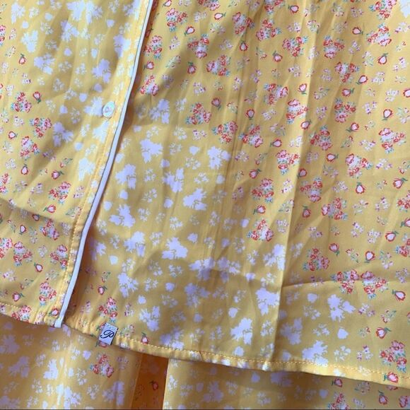 Plush Revolve NWT Floral PJ & Eye Mask Set in Yellow - Picture 4 of 8